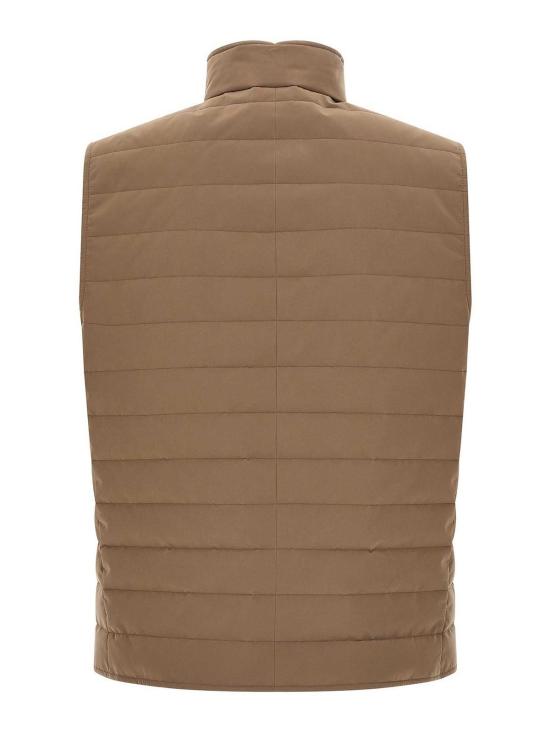 26SS 브루넬로 쿠치넬리 나일론 다운 베스트 MM4791451CIL56 Beige - BRUNELLO CUCINELLI