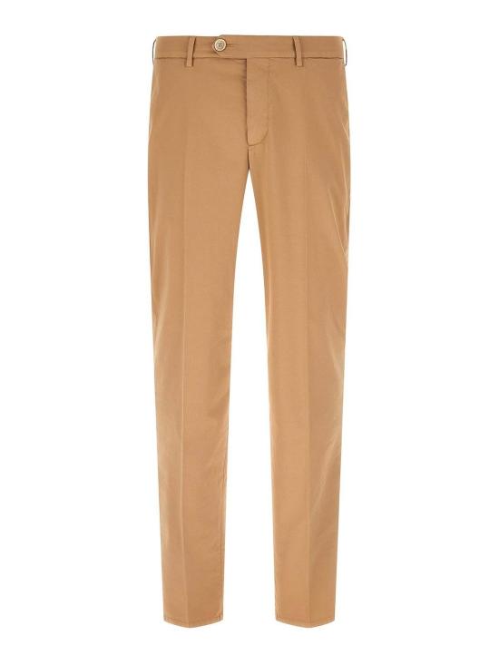 26SS 브루넬로 쿠치넬리 코튼 스트래치 미드 라이즈 슬림 핏 치노 M289LI1770C6036 Beige