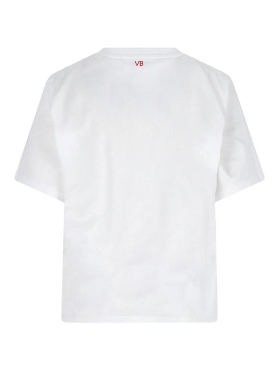 26SS 빅토리아 베컴 반팔 티셔츠 1126JTS007232A White - VICTORIA BECKHAM