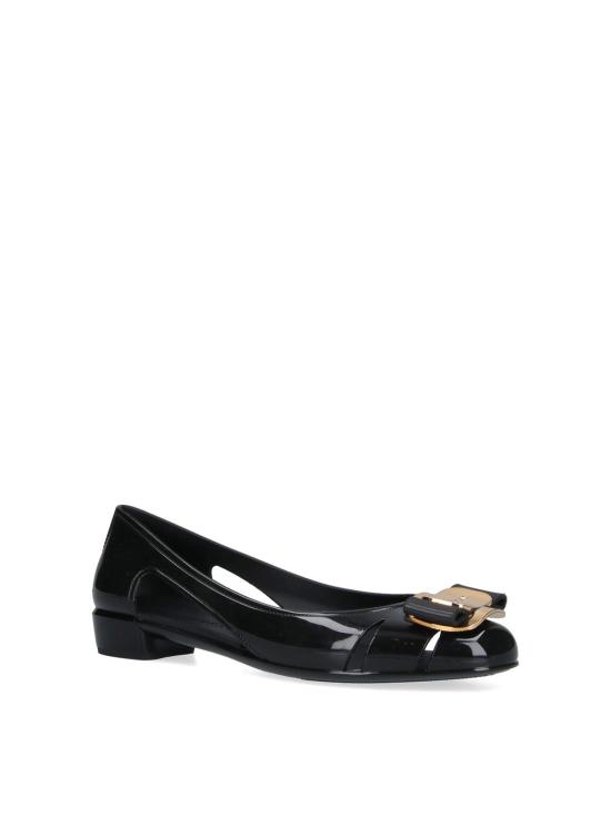 26SS 살바토레 페라가모 플랫 슈즈 785441001 Black - SALVATORE FERRAGAMO