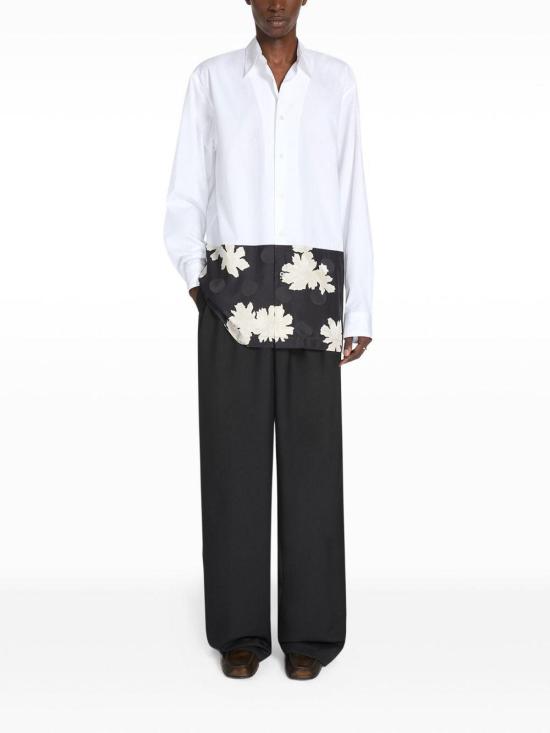 26SS 드리스 반 노튼 긴팔 셔츠 26102071433141 White - DRIES VAN NOTEN