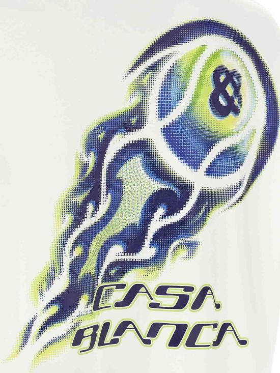 26SS 카사블랑카 반팔 티셔츠 MSP26JTS06401 White - CASABLANCA