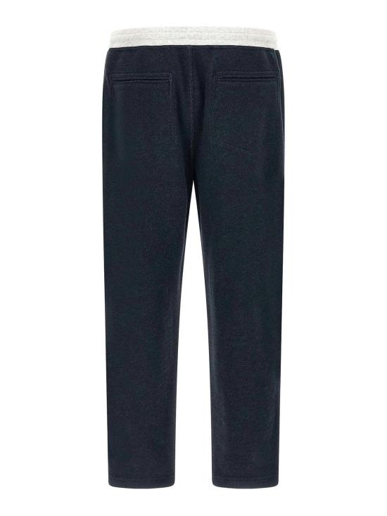 26SS 브루넬로 쿠치넬리 트레이닝/조거 팬츠 MR8313381GCD649 Blue - BRUNELLO CUCINELLI