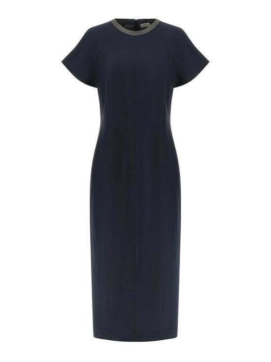 26SS 브루넬로 쿠치넬리 미디 스커트 MH126AHB51C4224 Blue