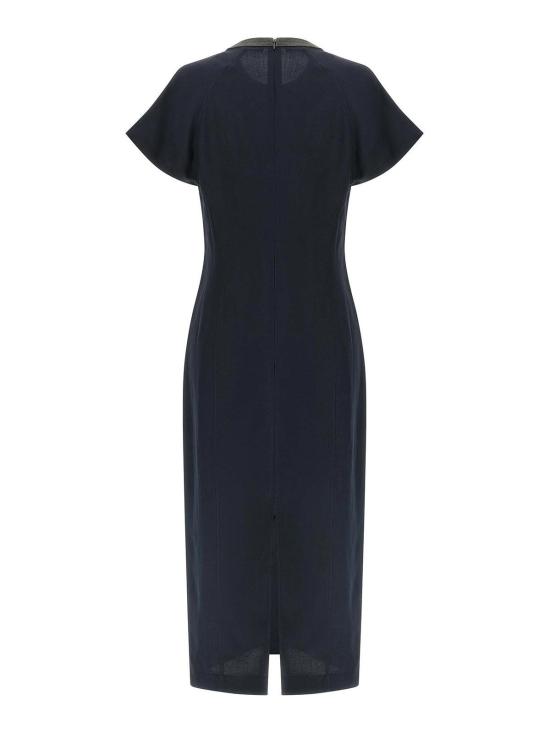 26SS 브루넬로 쿠치넬리 미디 스커트 MH126AHB51C4224 Blue - BRUNELLO CUCINELLI