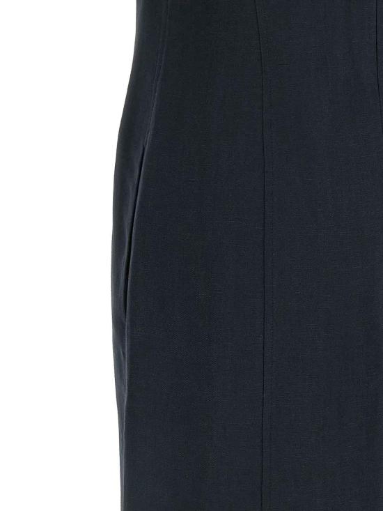 26SS 브루넬로 쿠치넬리 미디 스커트 MH126AHB51C4224 Blue - BRUNELLO CUCINELLI