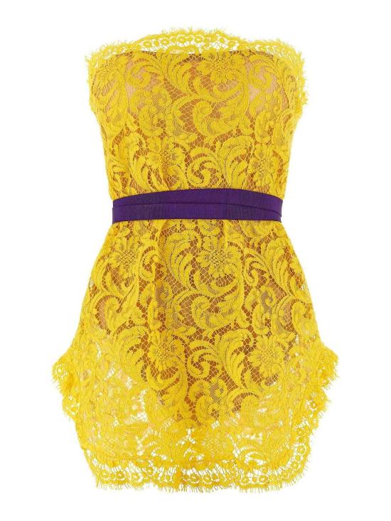 26SS 디스퀘어드2 미디 스커트 S75CV0991S53834171 Yellow