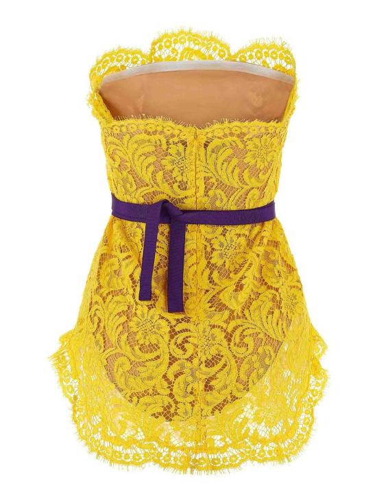 26SS 디스퀘어드2 미디 스커트 S75CV0991S53834171 Yellow - DSQUARED2