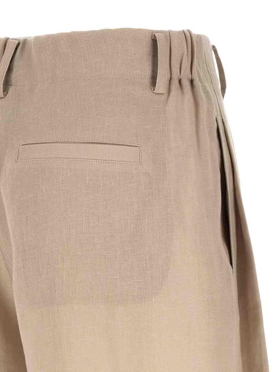 26SS 브루넬로 쿠치넬리 숏팬츠 MA698DV499C4664 Beige - BRUNELLO CUCINELLI