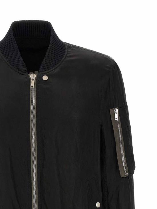 26SS 릭 오웬스 봄버 자켓 RU01F2778N09 Black - RICK OWENS