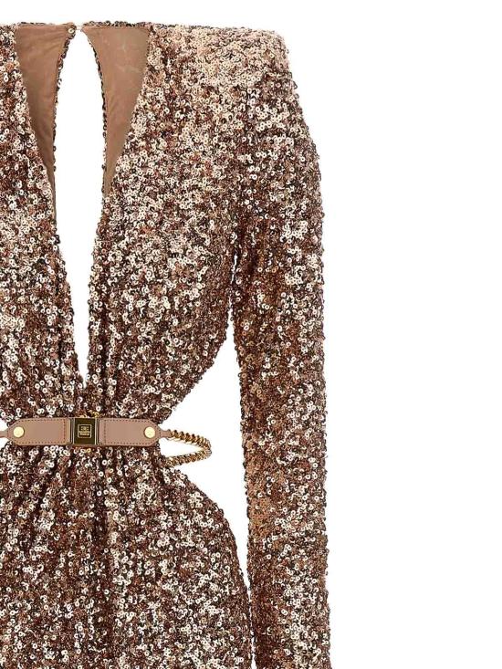 26SS 엘리자베타프랜치 롱 원피스 ABR1561E2EA1 Nude Neutrals - ELISABETTA FRANCHI