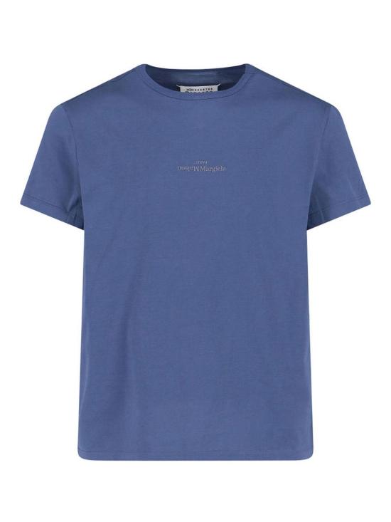 26SS 마르지엘라 디스토티드 로고 티셔츠 S30GC0701S22816469 Blue