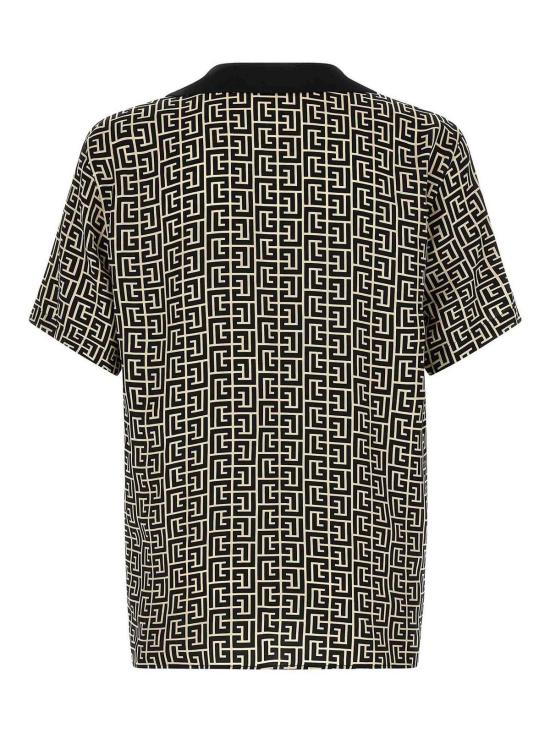 26SS 발망 반팔 셔츠 GH1HN133VI36GXE White - BALMAIN