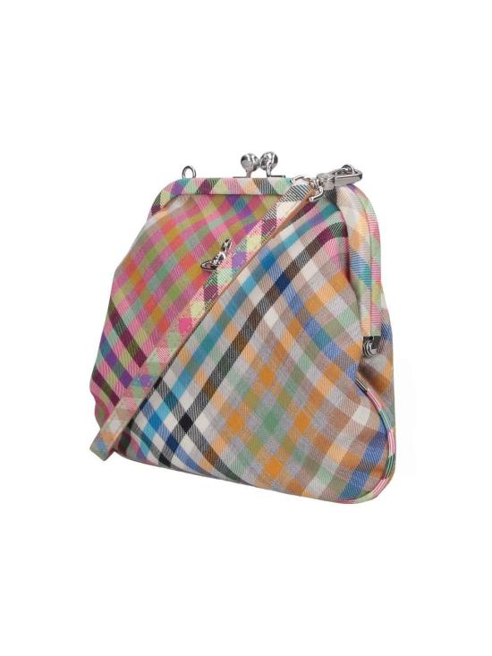 26SS 비비안웨스트우드 클라스프 클로저 비비안 숄더백 4B01001BWW01CVO215 Multicolour - VIVIENNE WESTWOOD