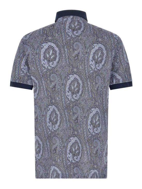 26SS 에트로 폴로 티셔츠 MRMD0004AKF79X0880 Blue - ETRO