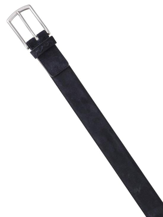 26SS 에르메네질도제냐 가죽 벨트 RLHCASB014AZBNZ Blue - ERMENEGILDO ZEGNA