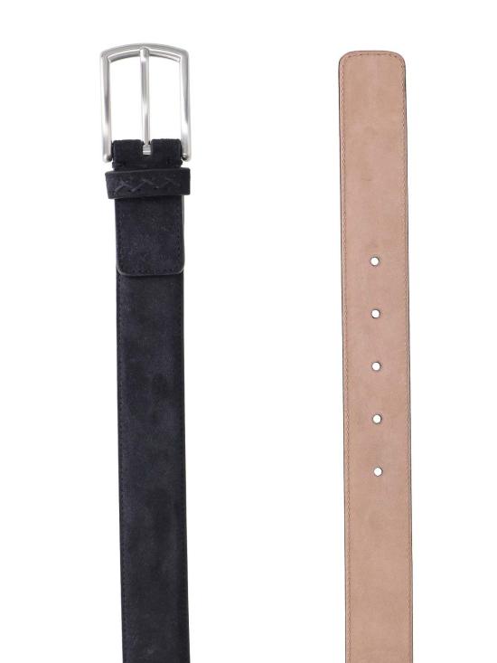 26SS 에르메네질도제냐 가죽 벨트 RLHCASB014AZBNZ Blue - ERMENEGILDO ZEGNA