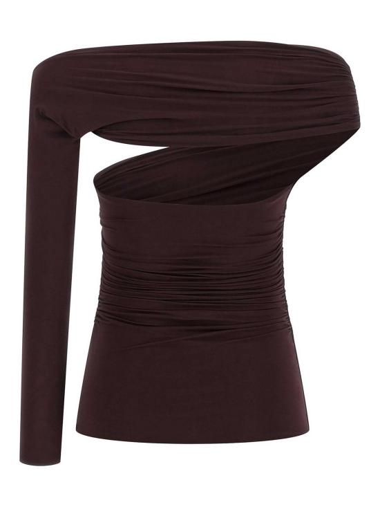 26SS 엘리자베타프랜치 민소매 티셔츠 MD01561E2644 Brown - ELISABETTA FRANCHI