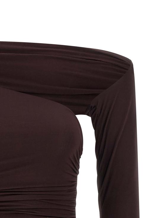 26SS 엘리자베타프랜치 민소매 티셔츠 MD01561E2644 Brown - ELISABETTA FRANCHI