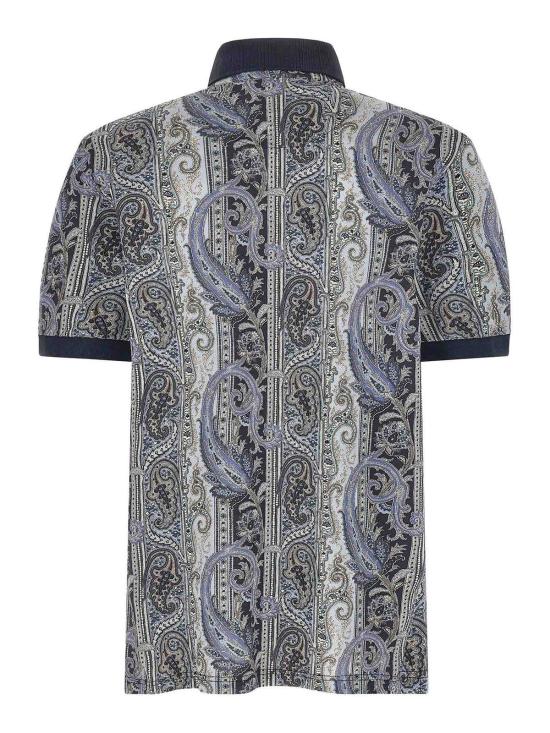 26SS 에트로 폴로 티셔츠 MRMD0004AKF78X0880 Blue - ETRO