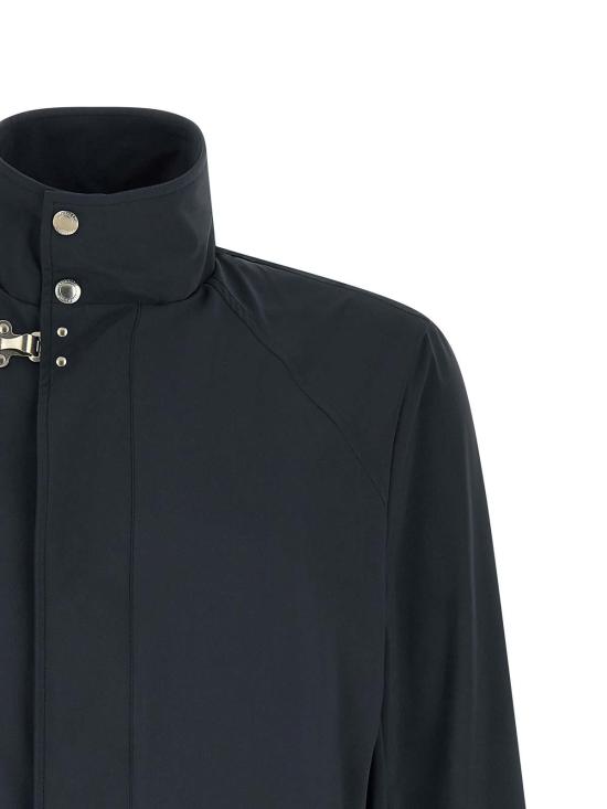 26SS 브루넬로 쿠치넬리 언라인드 멤브레인 나일론 필드 재킷 MZ4266578C3600 Blue - BRUNELLO CUCINELLI