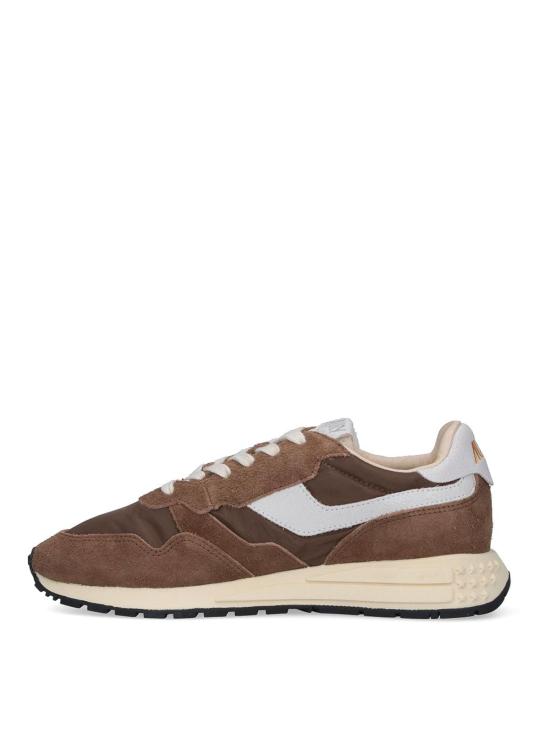 26SS 오트리 릴윈드 로우 나일론 스웨이드 스니커즈 WWLMNC39 Brown - AUTRY