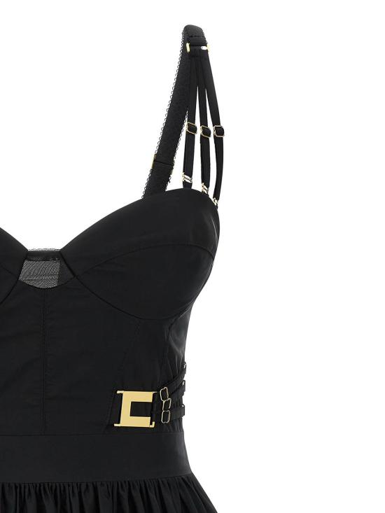 26SS 엘리자베타프랜치 미디 스커트 AB90961E2110 Black - ELISABETTA FRANCHI