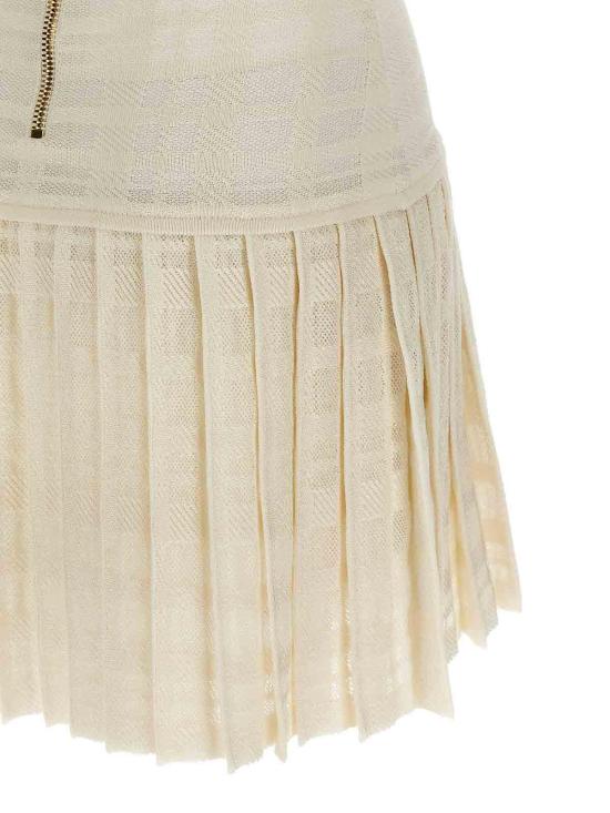 26SS 발망 터틀넥 GF1R3375KJ360KA White - BALMAIN