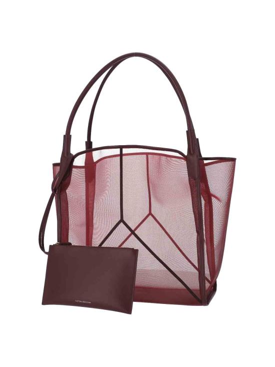 26SS 빅토리아 베컴 토트백 B126AAC007139ABURGUNDY Red - VICTORIA BECKHAM