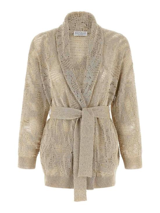 26SS 브루넬로 쿠치넬리 대즐링 워터 릴리 가디건 MDT771006C8925 Beige
