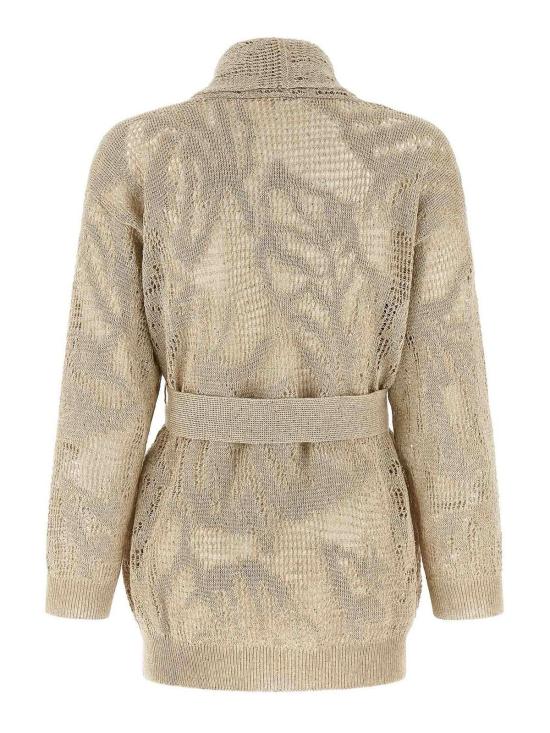 26SS 브루넬로 쿠치넬리 대즐링 워터 릴리 가디건 MDT771006C8925 Beige - BRUNELLO CUCINELLI