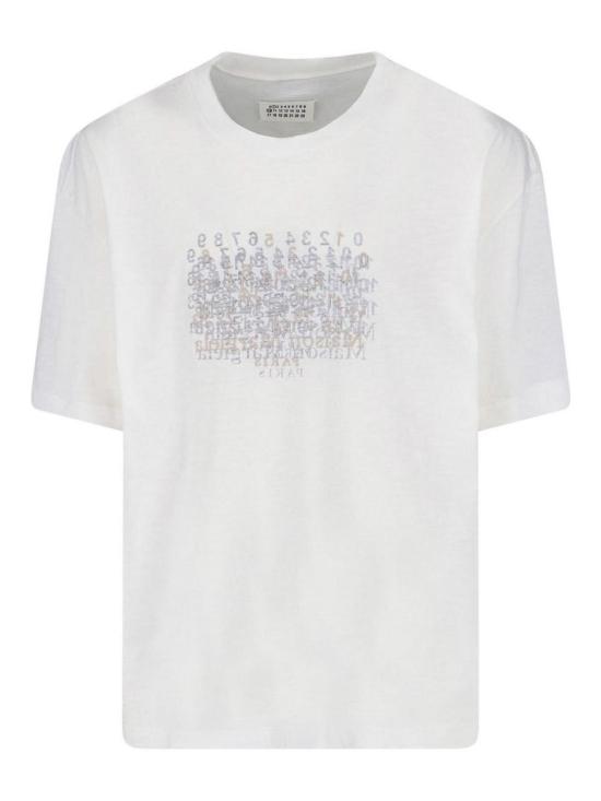 26SS 마르지엘라 반팔 티셔츠 S50GC0732M20164971 White