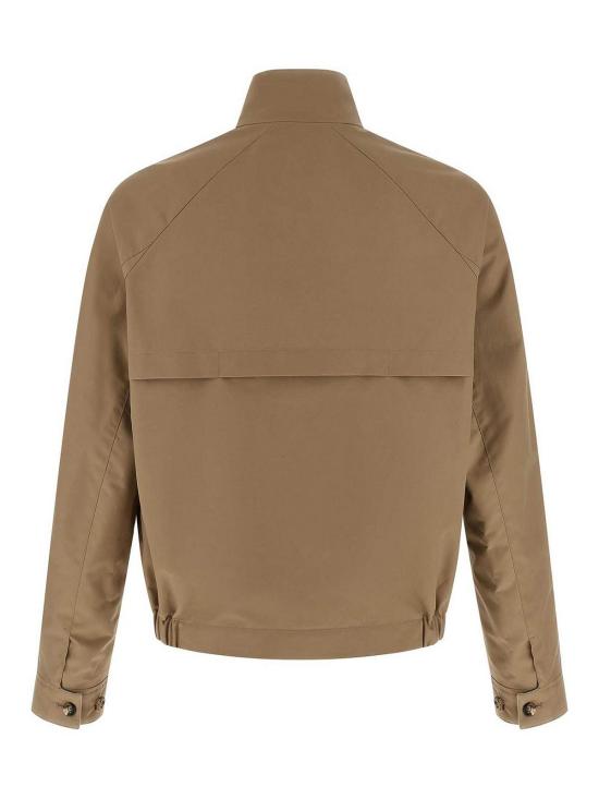 26SS 브루넬로 쿠치넬리 개버딘 블루종 재킷 MY4196583CUP72 Beige - BRUNELLO CUCINELLI