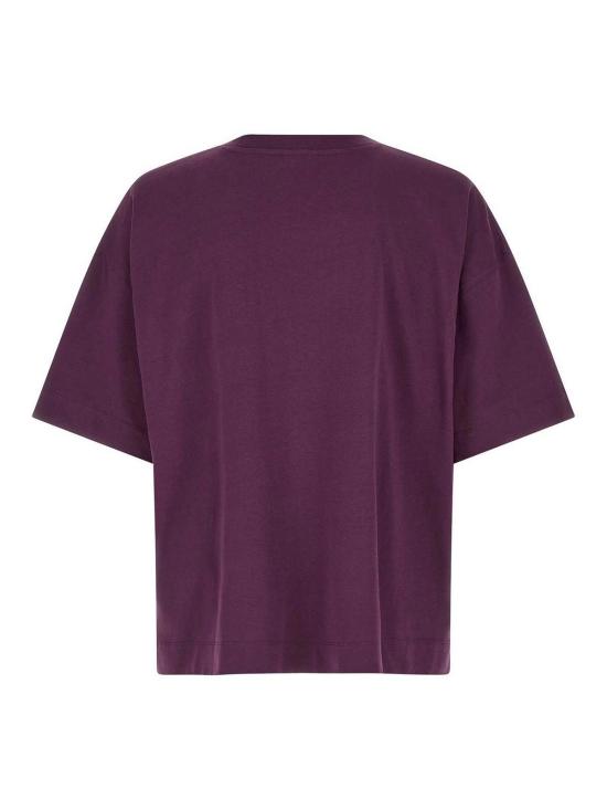 26SS 드리스 반 노튼 반팔 티셔츠 261021111360335E15 Purple - DRIES VAN NOTEN