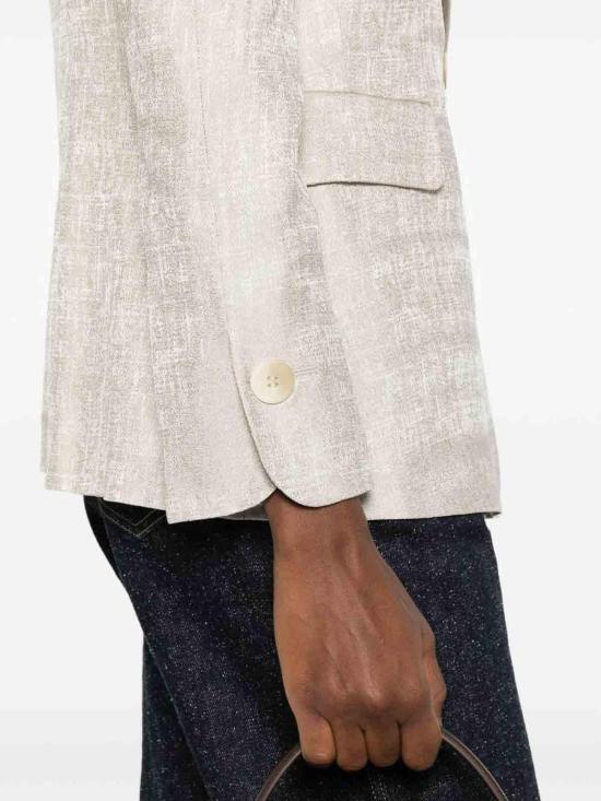 26SS 엠포리오 아르마니 수트 자켓 EW003745TE18978F1028 Beige - EMPORIO ARMANI