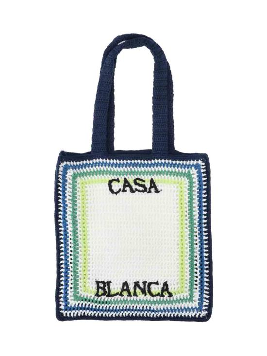 26SS 카사블랑카 토트백 ASP26BAG18701EXBC White - CASABLANCA