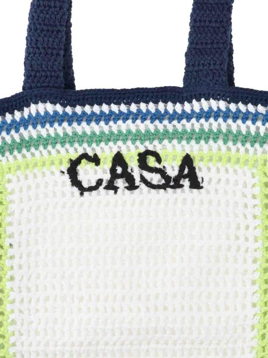 26SS 카사블랑카 토트백 ASP26BAG18701EXBC White - CASABLANCA