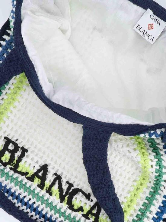 26SS 카사블랑카 토트백 ASP26BAG18701EXBC White - CASABLANCA