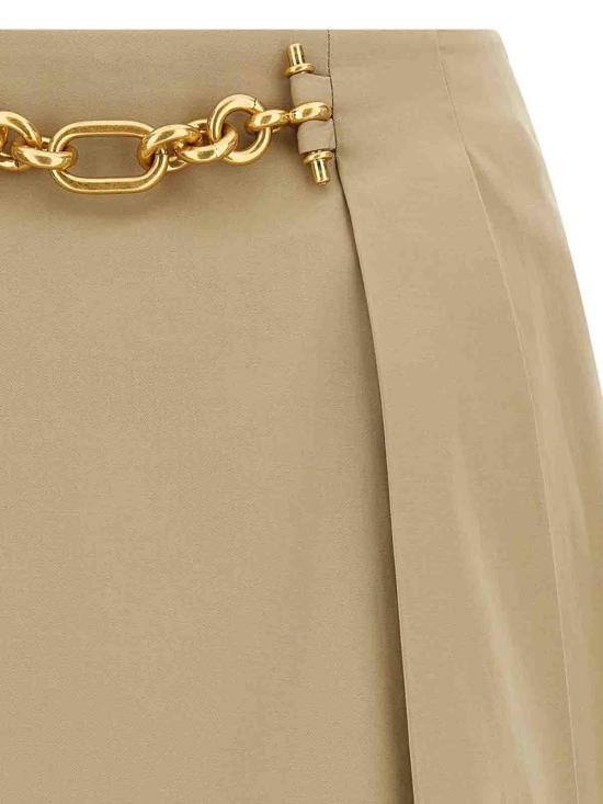 26SS 발망 플레어 팬츠 GF1LBB34CG430AN Beige - BALMAIN