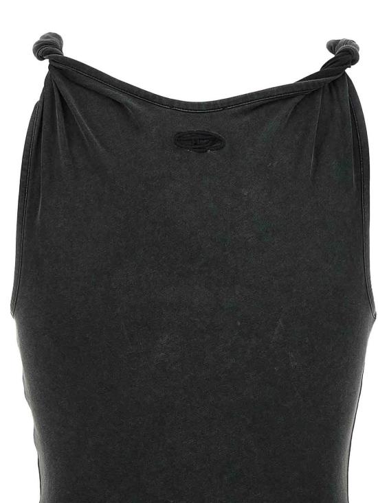 26SS 디젤 D 에스티가 맥시 드레스 A218670EPCJ900A Black - DIESEL