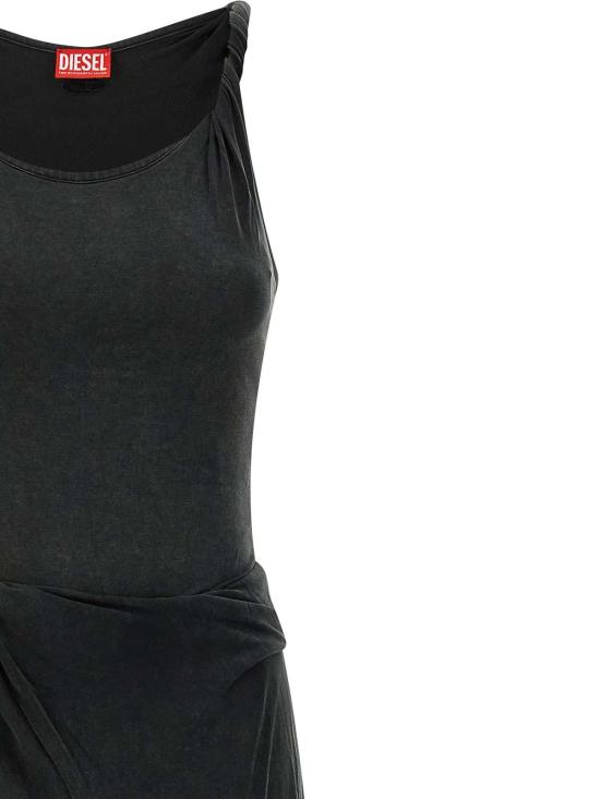 26SS 디젤 D 에스티가 맥시 드레스 A218670EPCJ900A Black - DIESEL