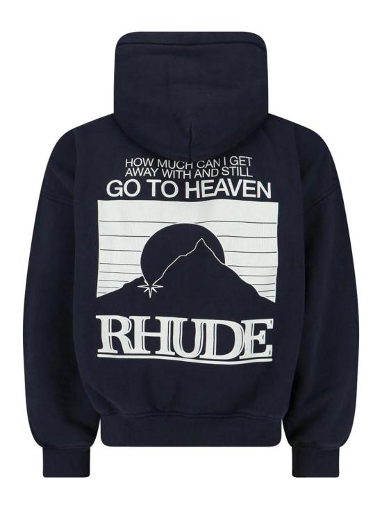 26SS 루드 후드 티셔츠 RHPS26HO030123167 Black - RHUDE