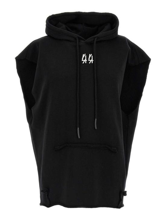 26SS 44레이블 후드 티셔츠 B0030578FA580P767 Black