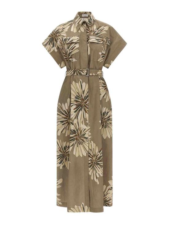 26SS 브루넬로 쿠치넬리 숏팬츠 MQ197A5475C009 Green