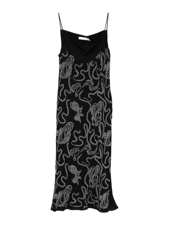 26SS 이로 롱 원피스 OMBRYWP33BLA25 Black