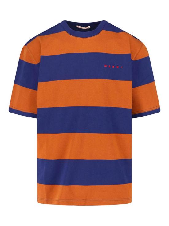 26SS 마르니 반팔 티셔츠 HUMU0287S0UTC580STB60 Multicolour