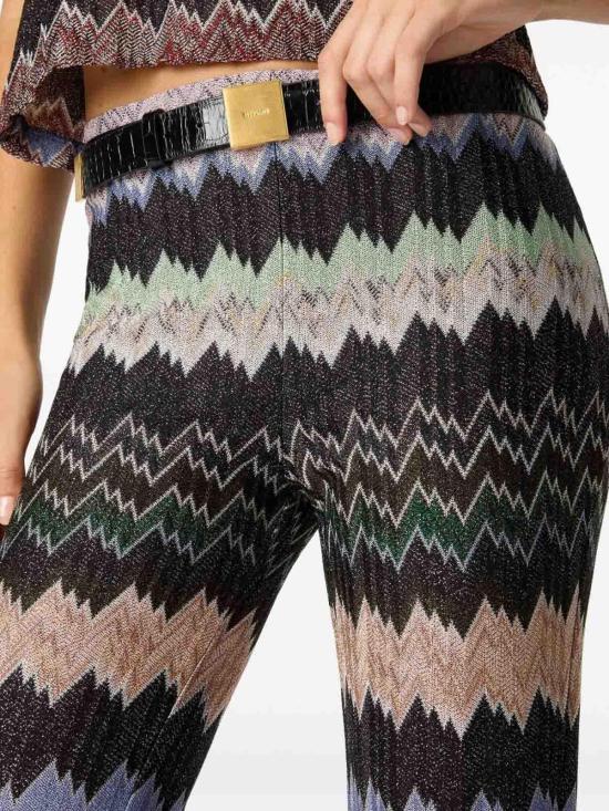 26SS 미소니 스트레이트 팬츠 DS26SI0DBR014WSM9YN Black - MISSONI