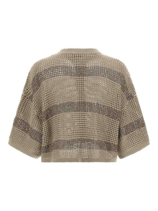 26SS 브루넬로 쿠치넬리 가디건 M58772826CKH72 Beige - BRUNELLO CUCINELLI