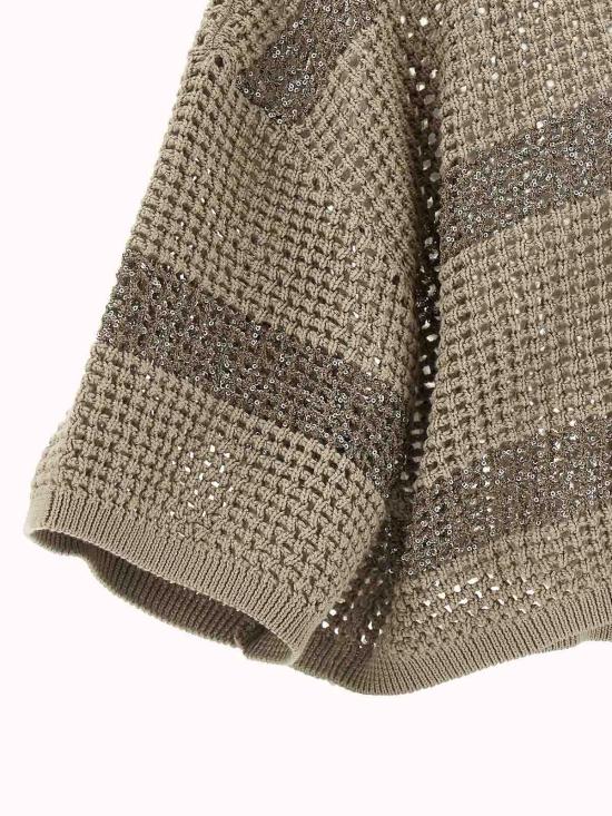 26SS 브루넬로 쿠치넬리 가디건 M58772826CKH72 Beige - BRUNELLO CUCINELLI