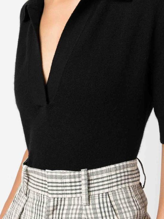 26SS 케이트 폴로 티셔츠 8787605200 Black - KHAITE